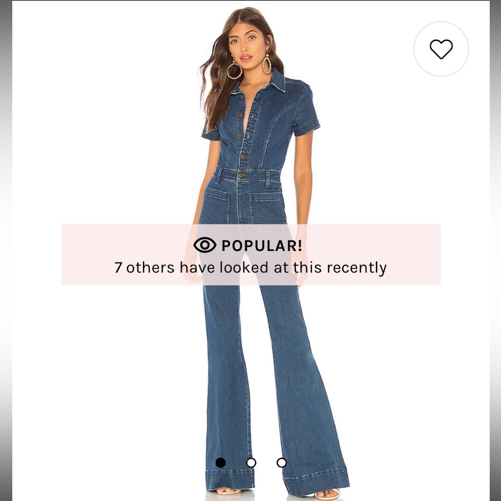 Show Me Your MuMu Denim Jumpsuit XS BNWT